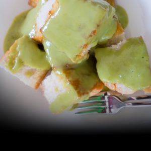 Sangkhaya Bai Toei Toast / Pandan Custard Toast